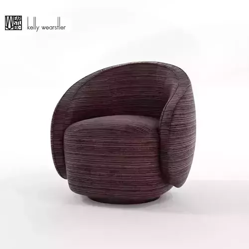 Kelly Wearstler Swivel Chair Low-poly 3D model