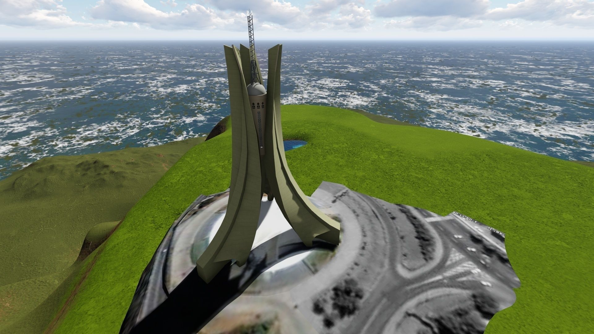 ALGERIAN Memorial statue 3D model_5