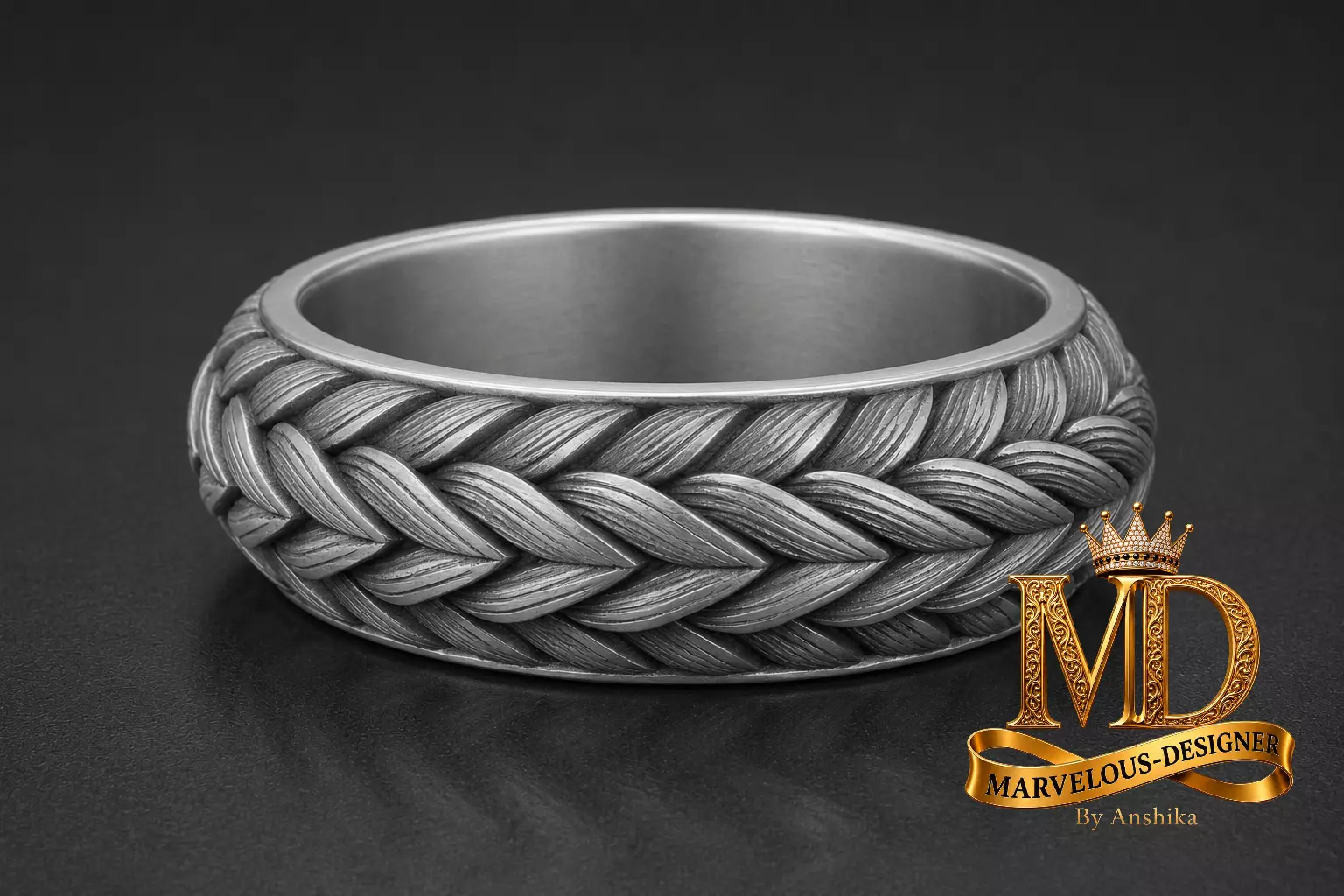 Braided Pattern Ring 3D print model