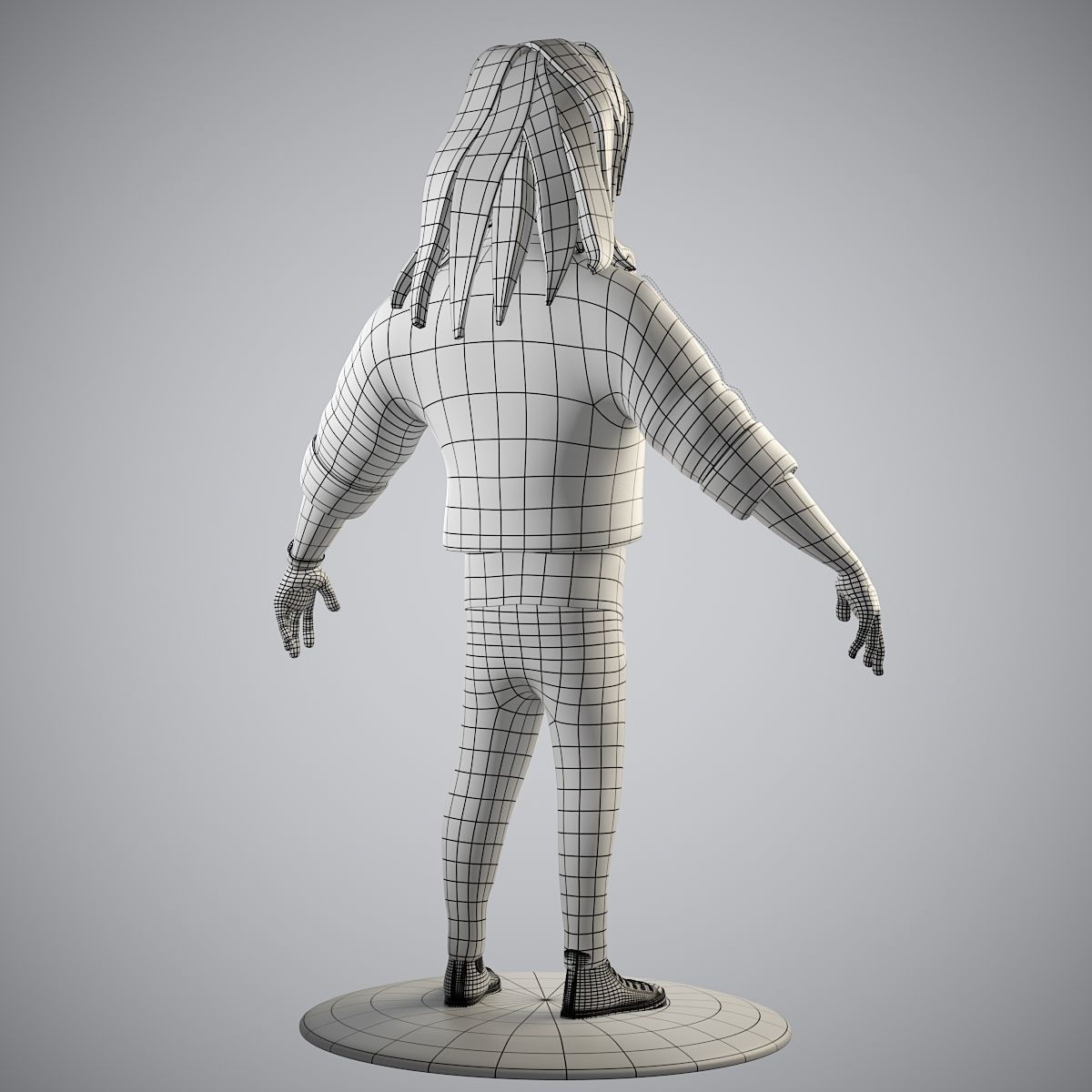 Cartoon Character 3D model_8