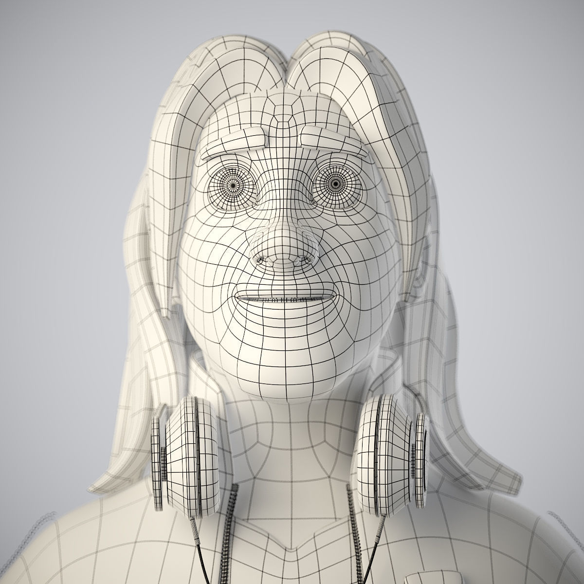 Cartoon Character 3D model_3
