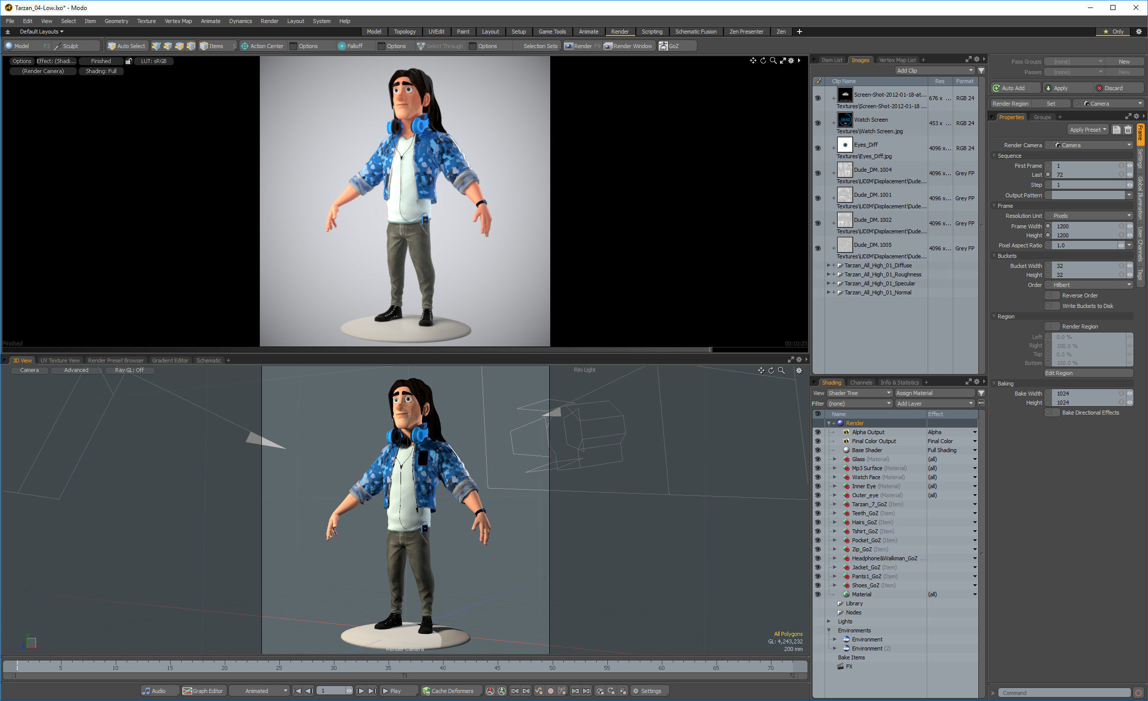 Cartoon Character 3D model_13