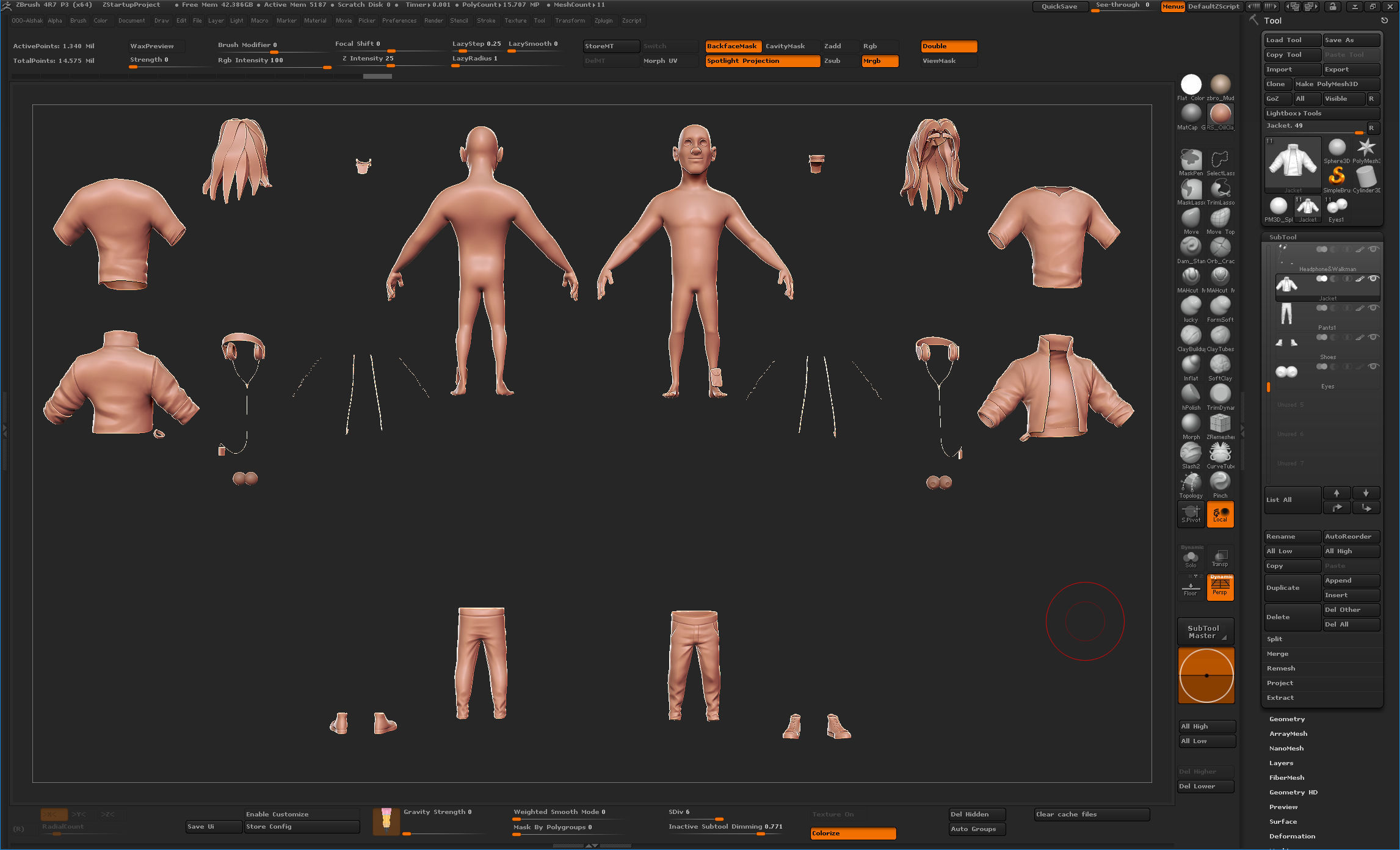 Cartoon Character 3D model_16