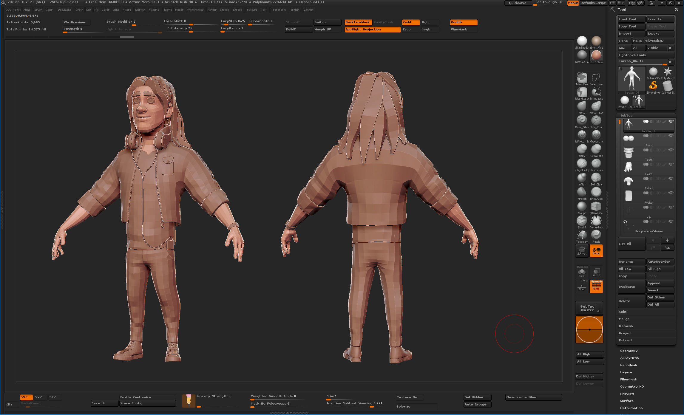 Cartoon Character 3D model_15