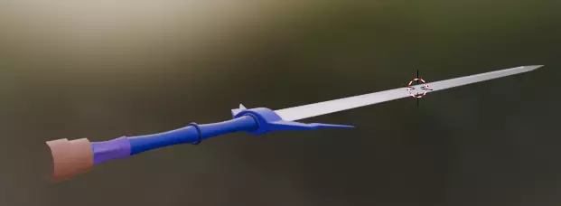SWORD LOW POLY READY FOR GAME AND ANIMATION Low-poly 3D model