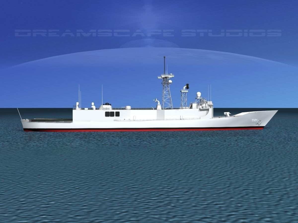 PFG2-1101 ROCS Cheng Kung 3D model_1