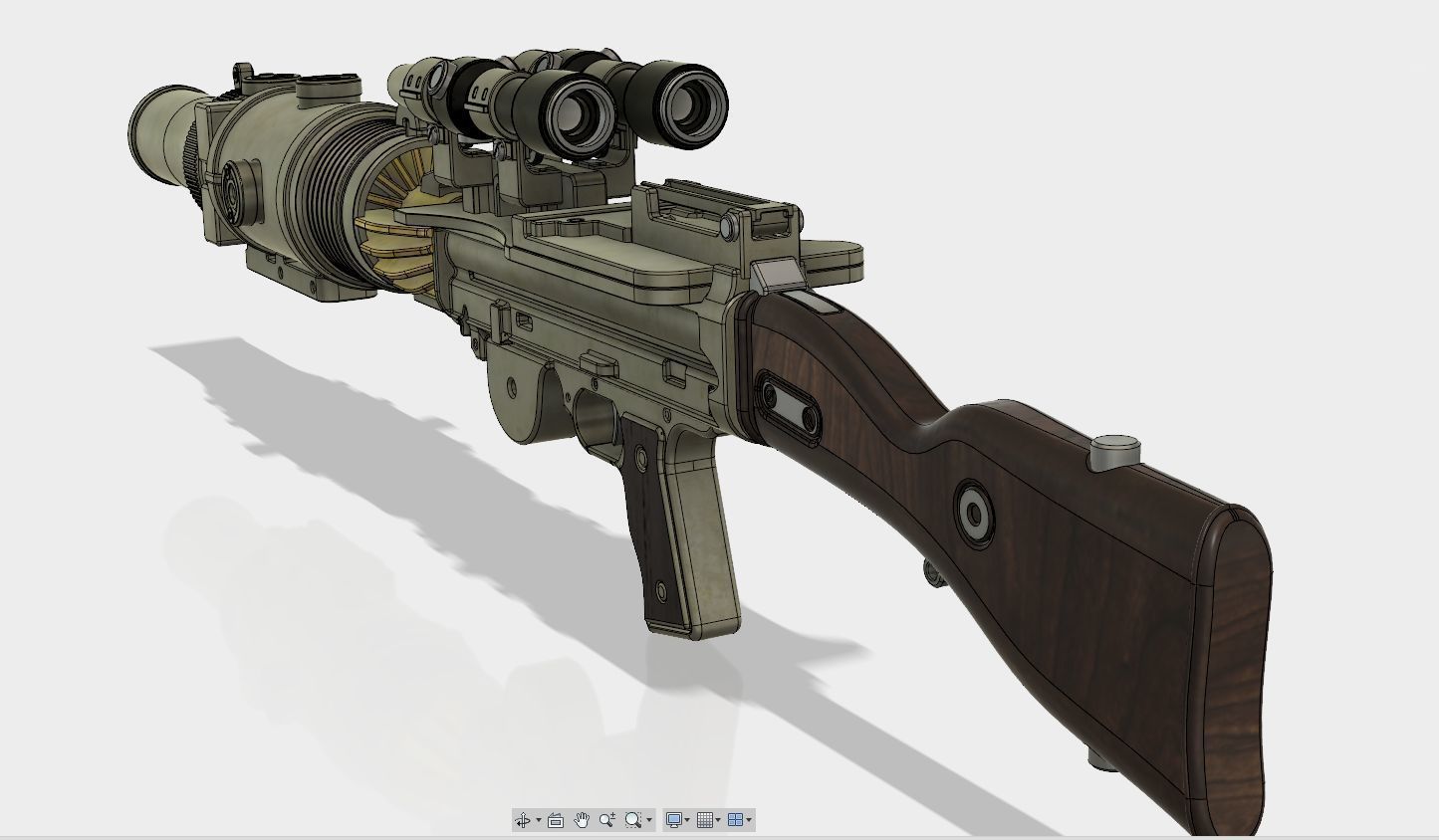 T-21B heavy blaster 3D print model_7