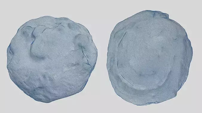 Sweet Swirl Pastry Bun Photogrammetry 3D Scan Low-poly 3D model 4