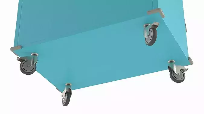 Medstor Max Harloff 2 Cells Blue 3D model 5