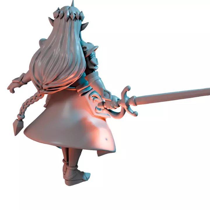 Zalidra X - Detailed Tabletop Figurine 3D print model
