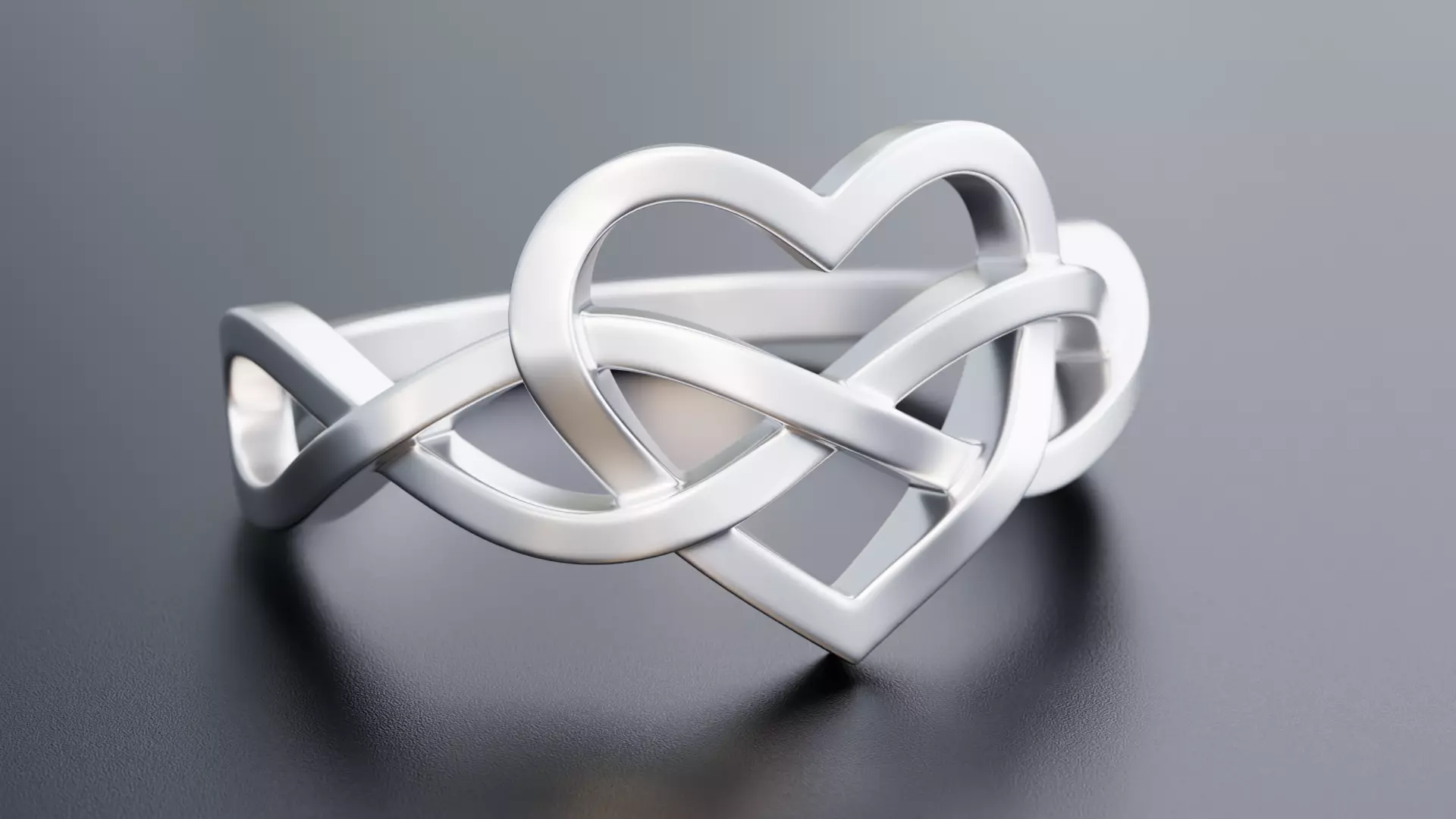 Single Heart Ring - Design-2 3D print model