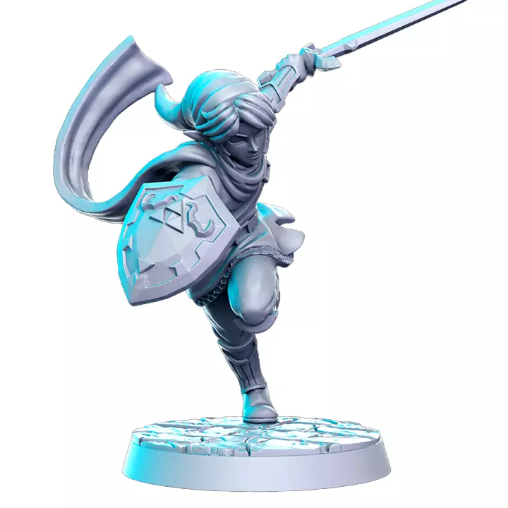 Tabletop Legend VIII - RPG Tabletop Figure 3D print model