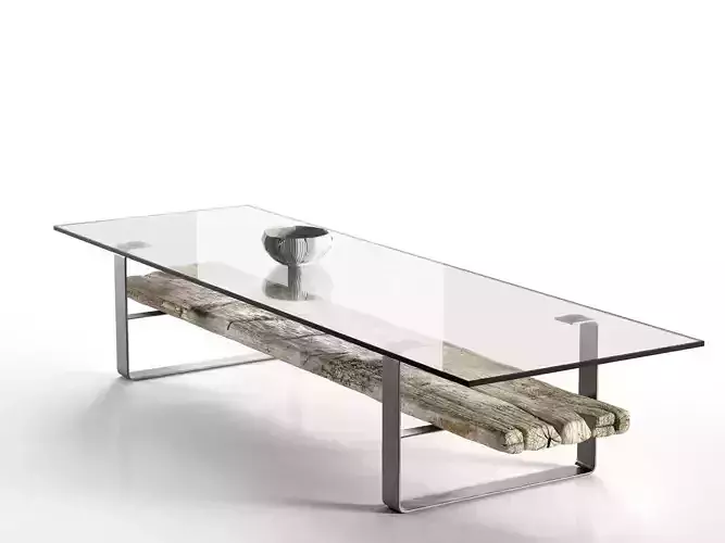 Transparent Coffee Table 3D model