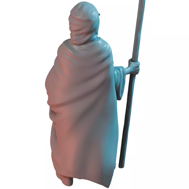 Mythic Warrior VI - Tabletop RPG Miniature 3D print model