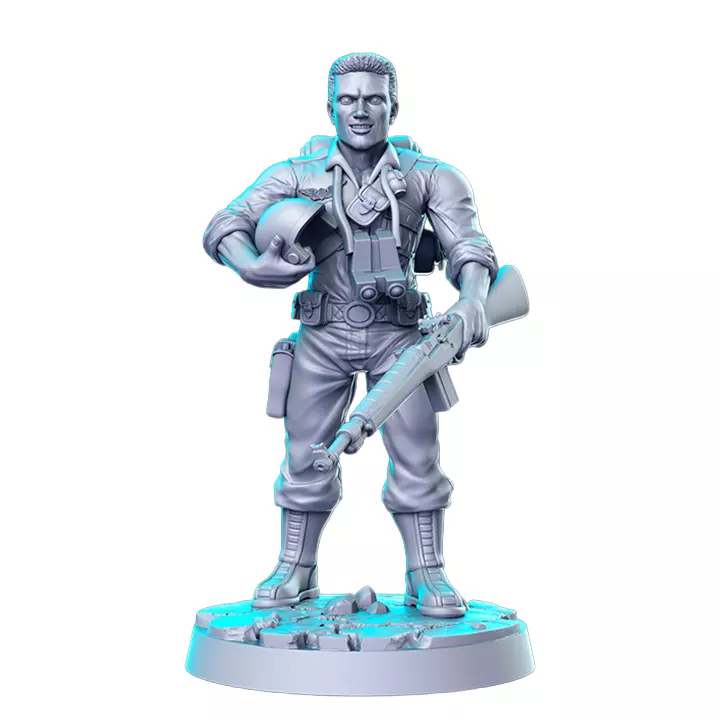 Gijoe Duke VI - Scale Tabletop Model 3D print model