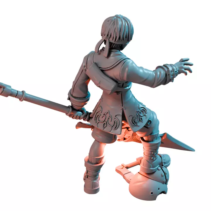 Guild Hero II - Fantasy 3D Print Model 3D print model