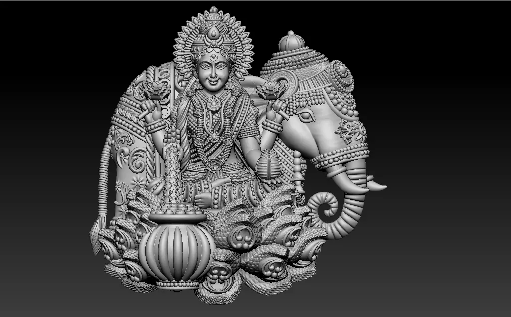 Laxmi Mata 3D print model 3D print model