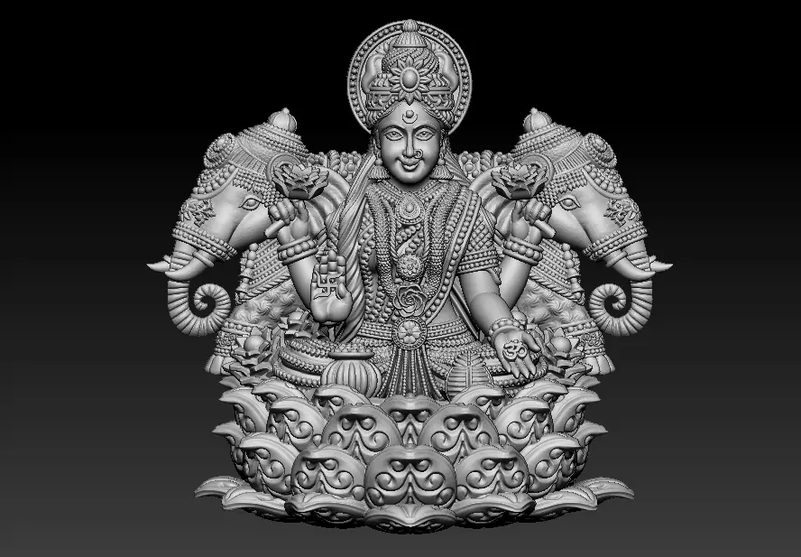 Laxmi Mata 3D print model 3D print model
