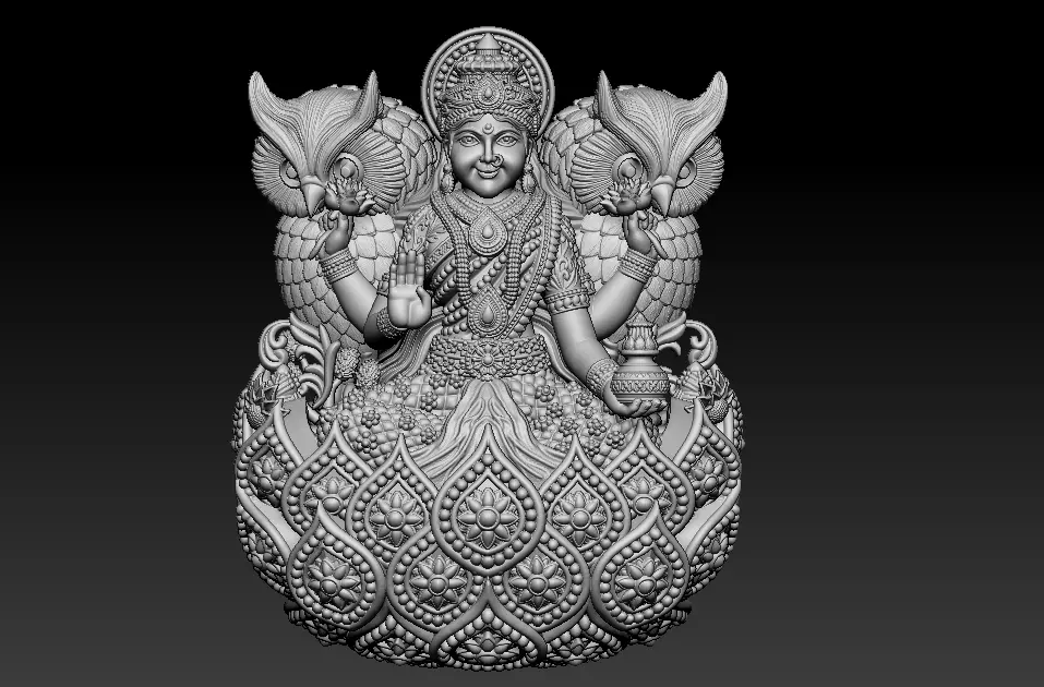 Laxmi Mata 3D print model 3D print model