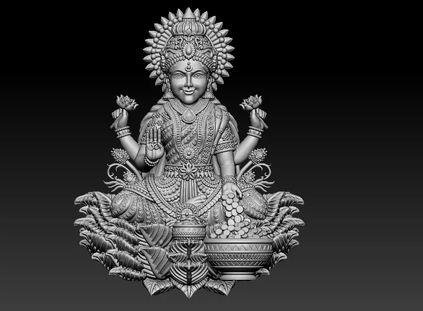 Laxmi Mata 3D print model 3D print model
