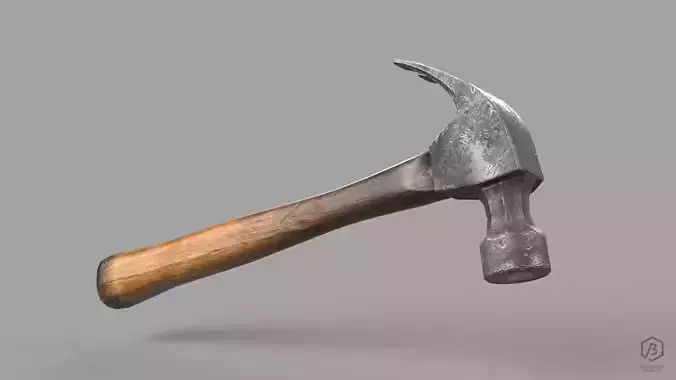 Game Ready Hammer Low-poly 3D model