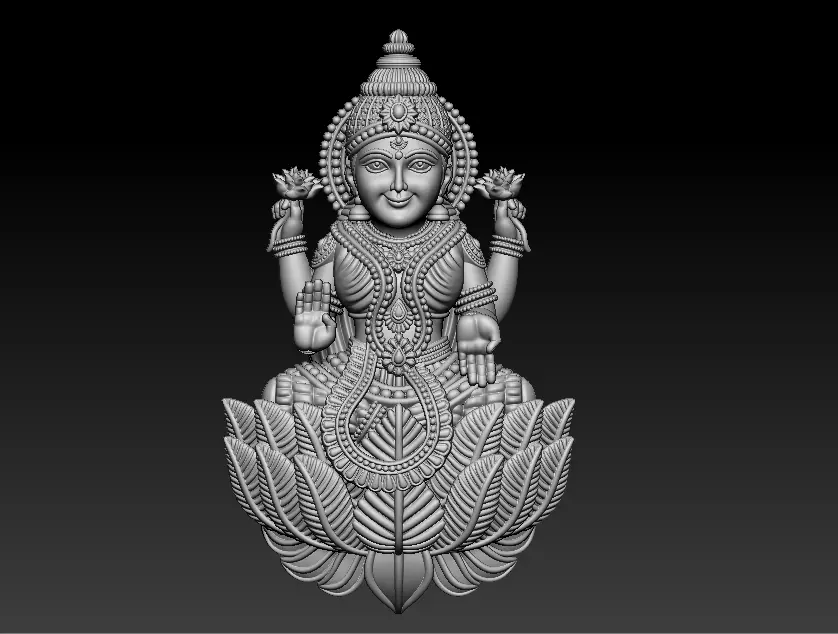 Laxmi Mata 3D print model 3D print model