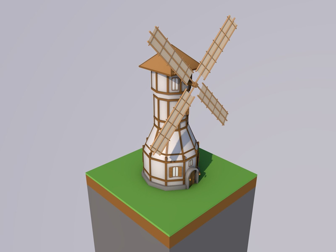 Low-Poly Windmill