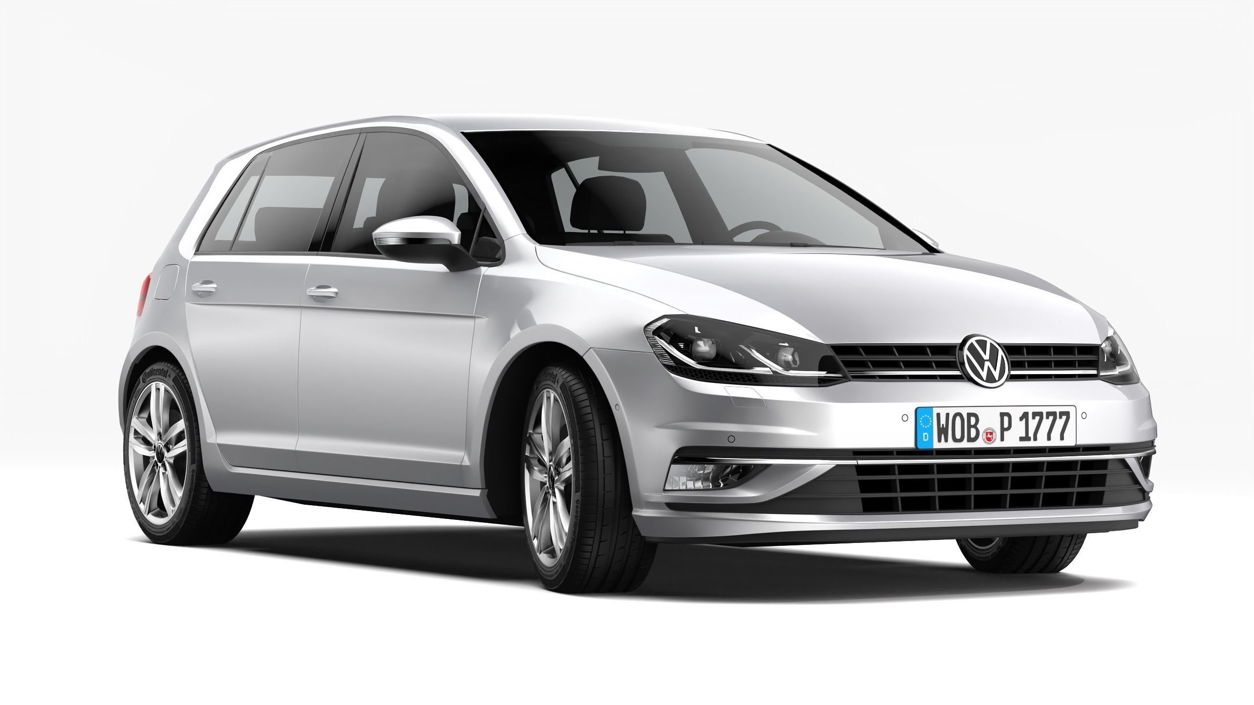 Volkswagen Golf 2017 3D model_3