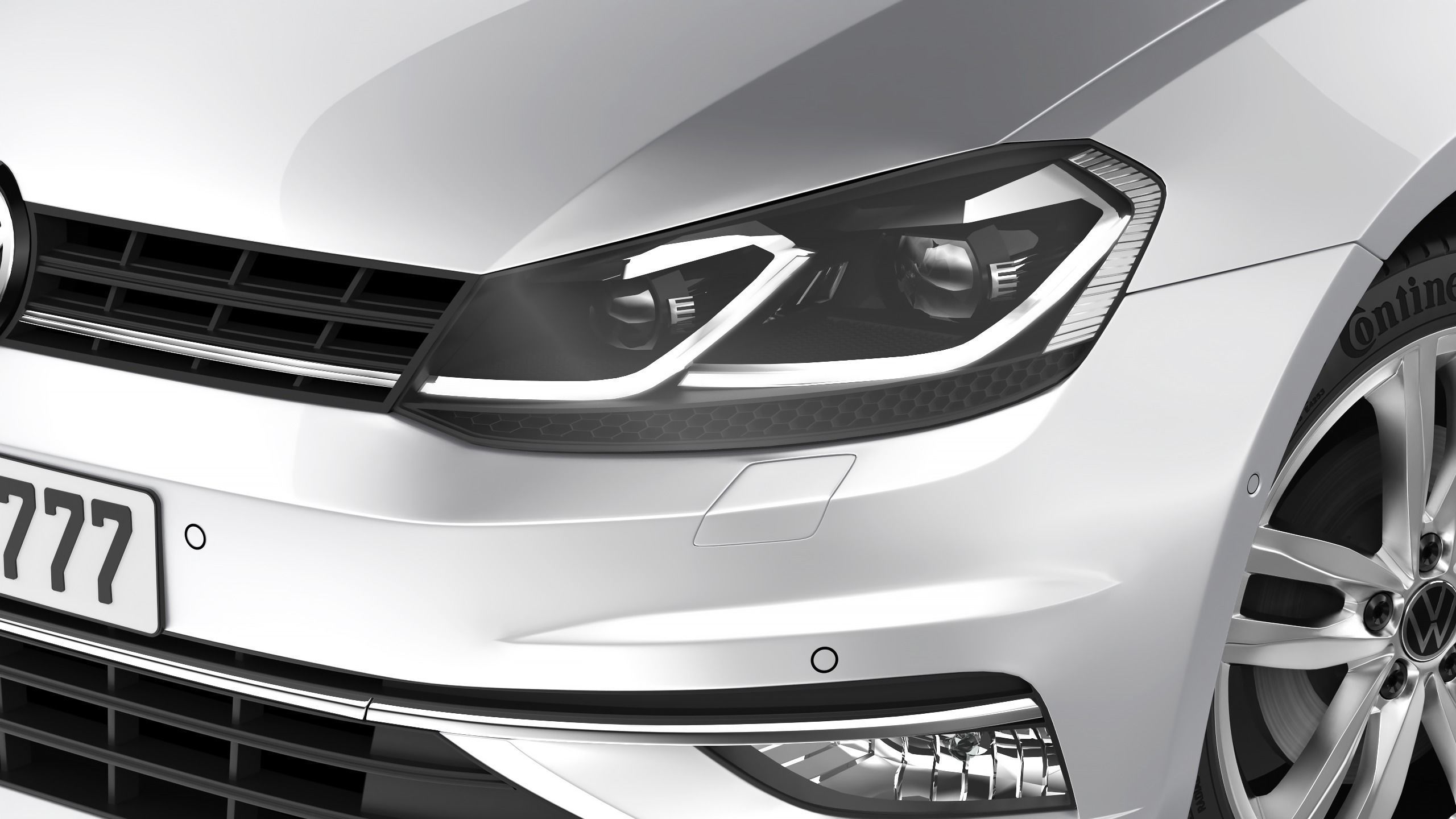 Volkswagen Golf 2017 3D model_6
