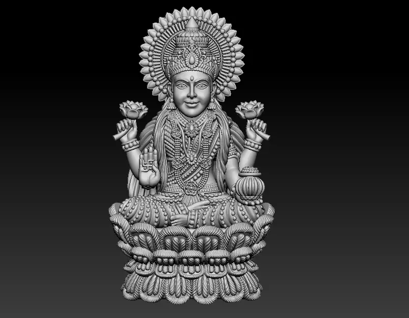 Laxmi Mata 3D print model 3D print model