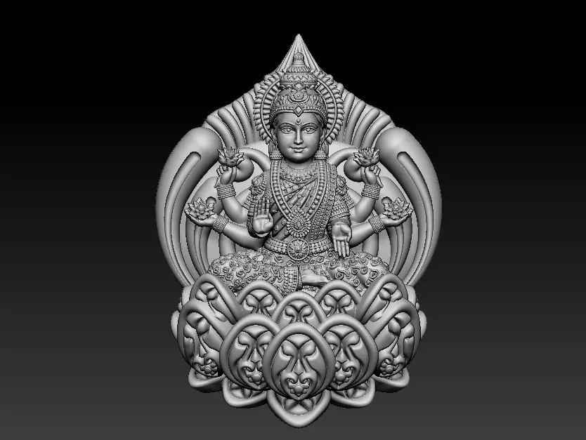 Laxmi Mata 3D print model 3D print model