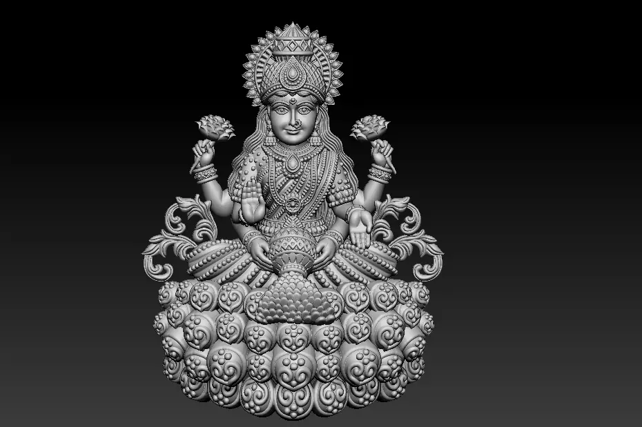 Laxmi Mata 3D print model 3D print model