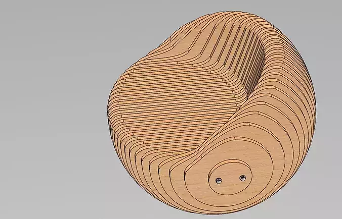 Parametric Sphere Lounge 3D model 7