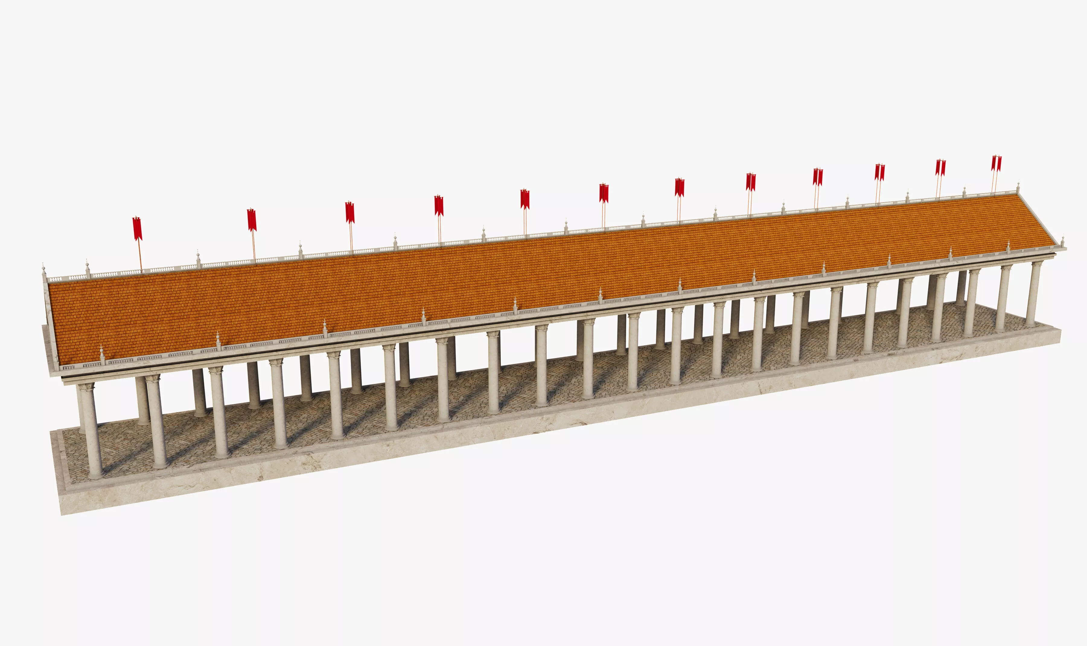 Classic Structure Temple Free 3D model