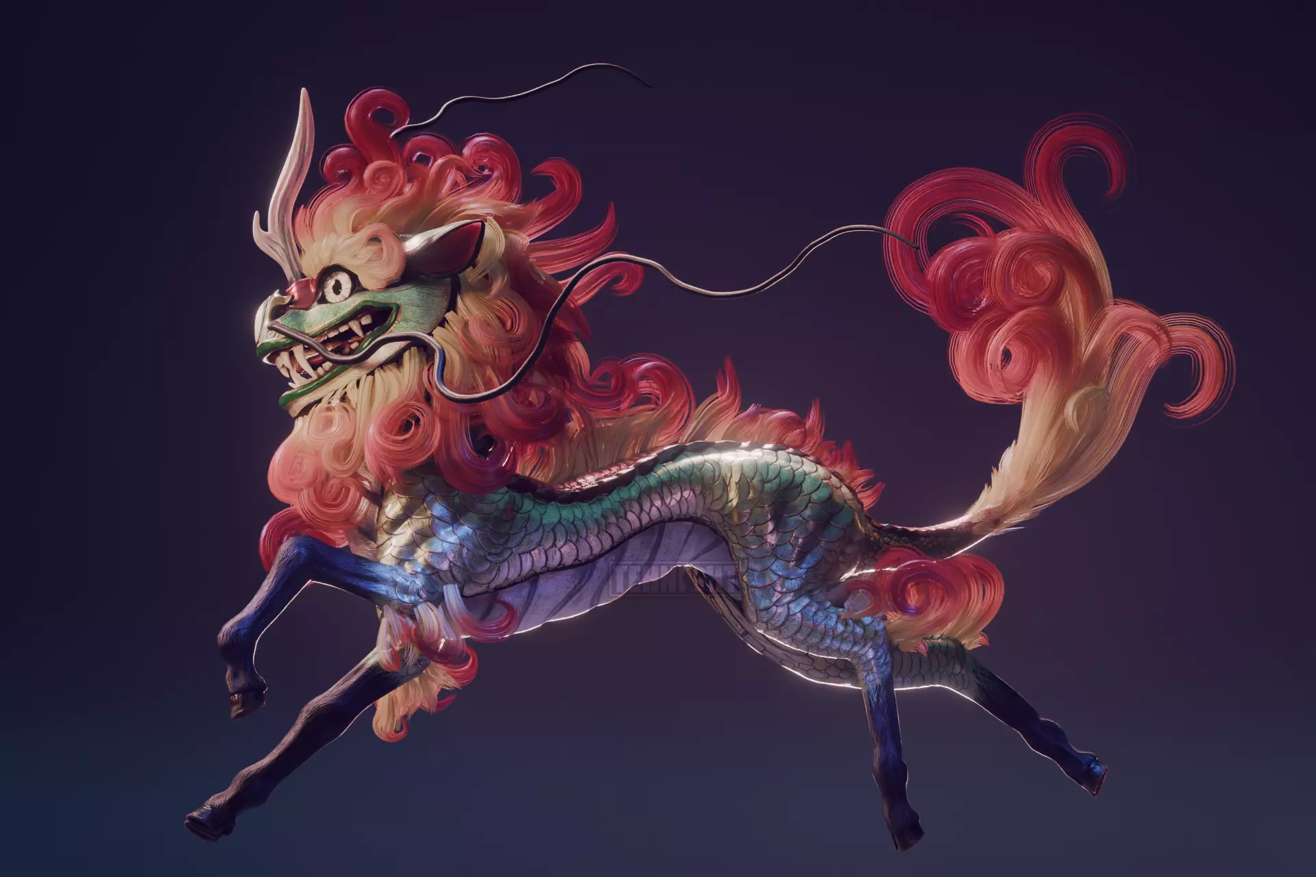 Kirin Qilin 3D model