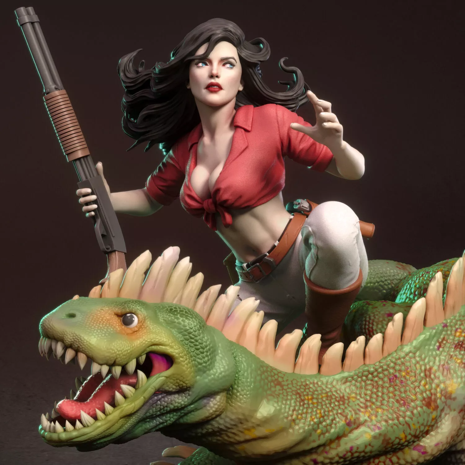 Hannah Dundee from Cadillacs and Dinosaurs STL 3D print model