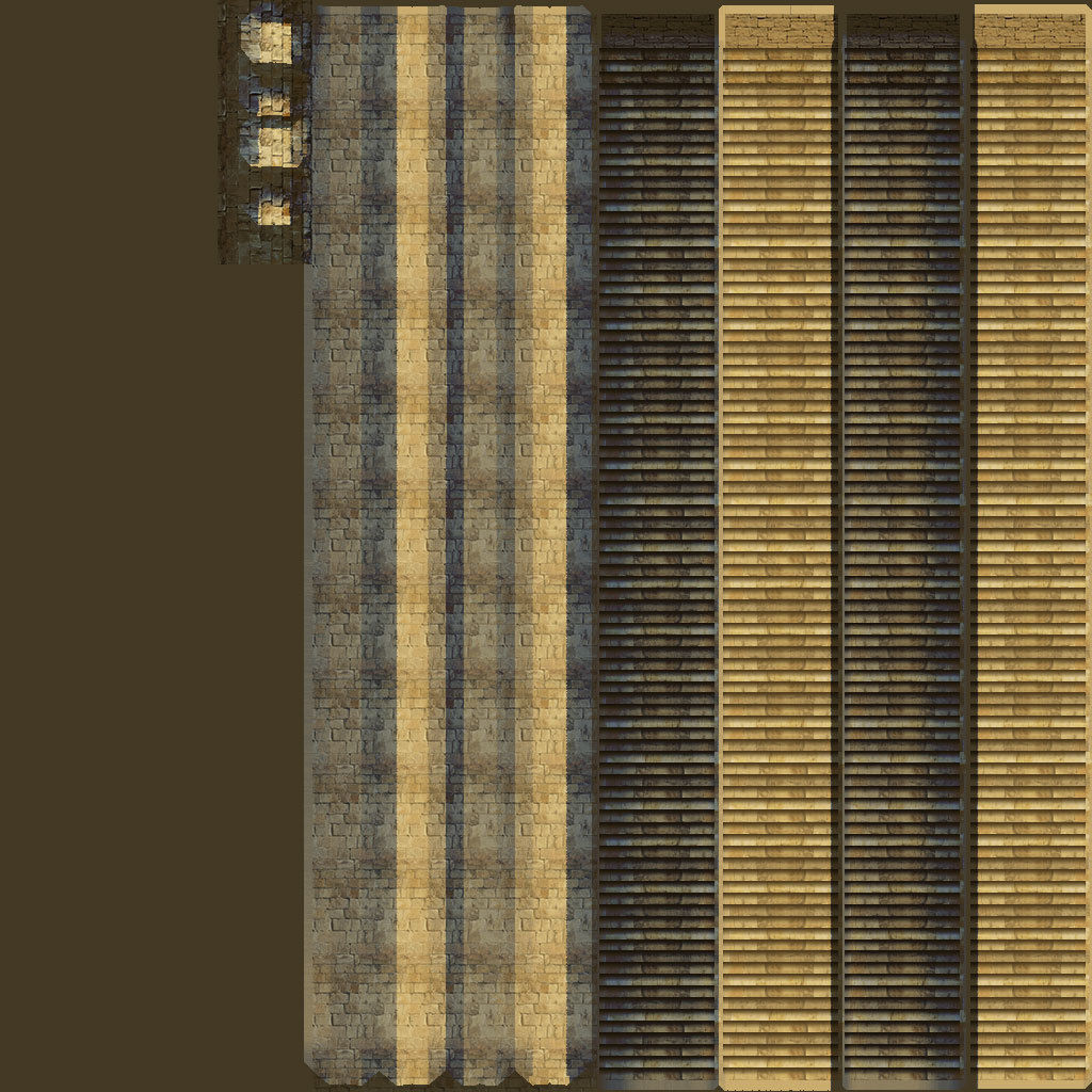 Maya Pyramid - Ancient Temple - Baked Texture Low-poly 3D model_5