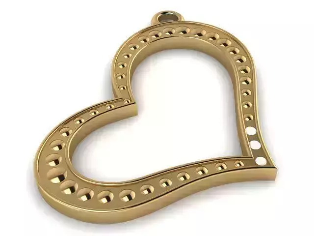 Pendant gold heart