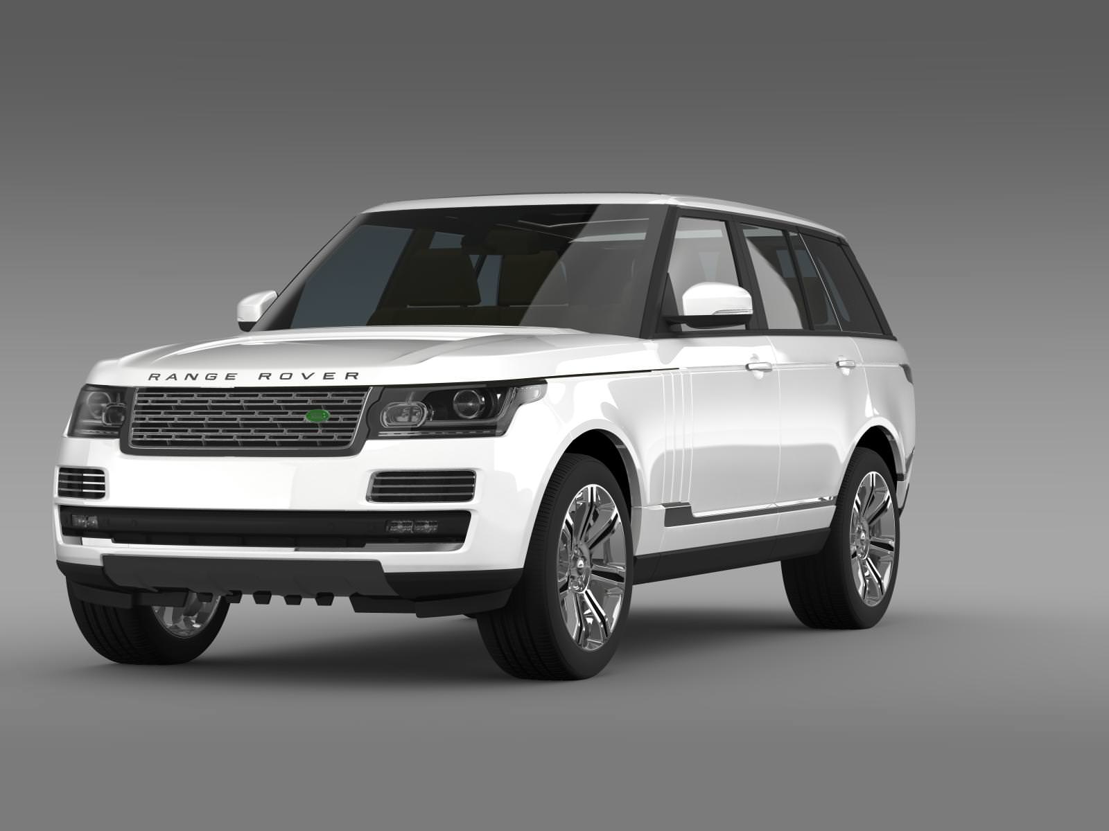 Range Rover Autobiography Black L405 2014 3D model_1