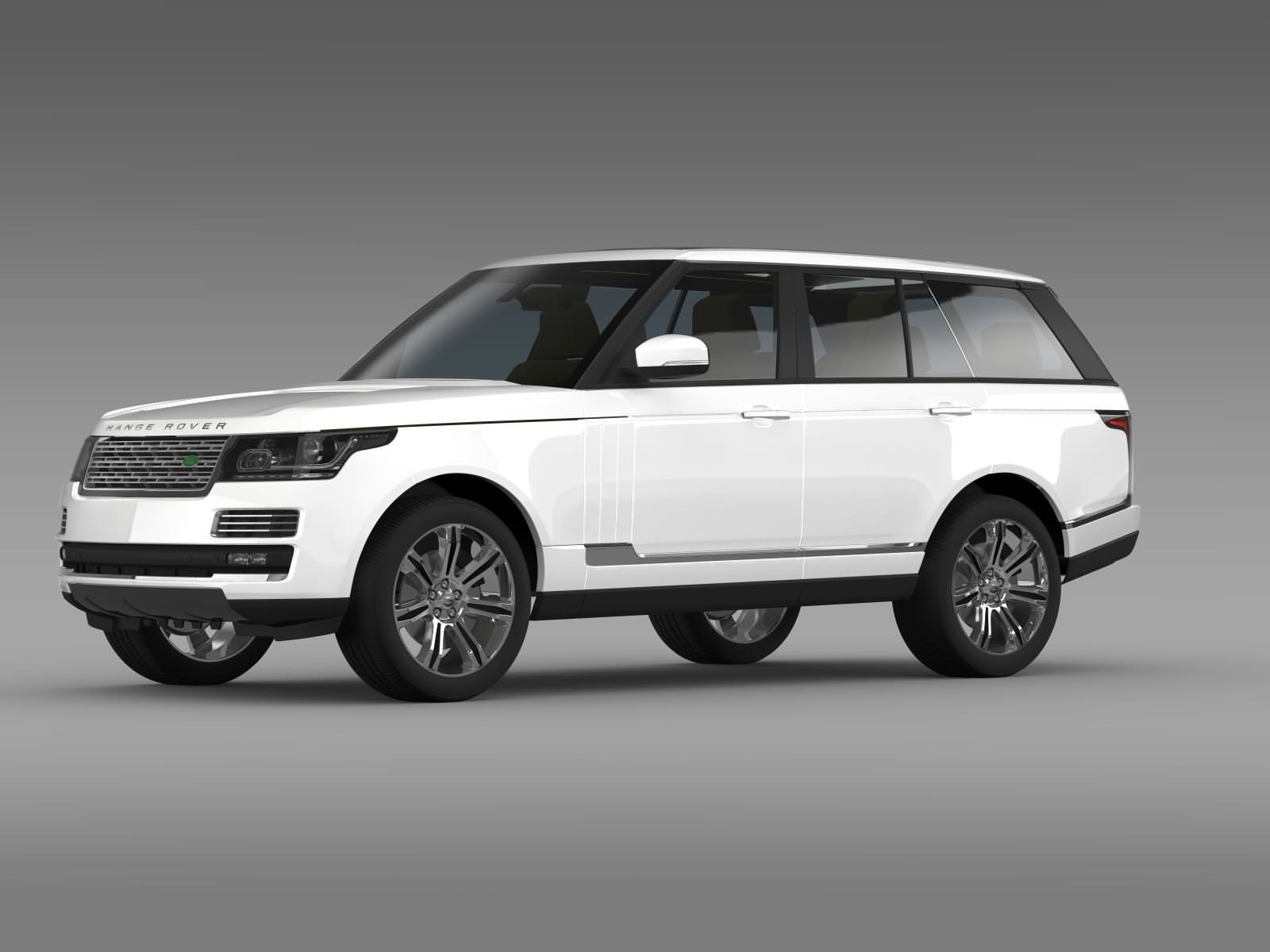 Range Rover Autobiography Black L405 2014 3D model_4