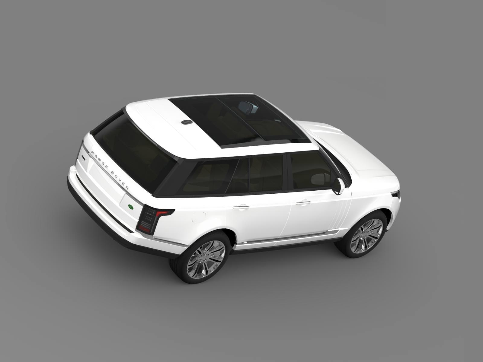 Range Rover Autobiography Black L405 2014 3D model_14
