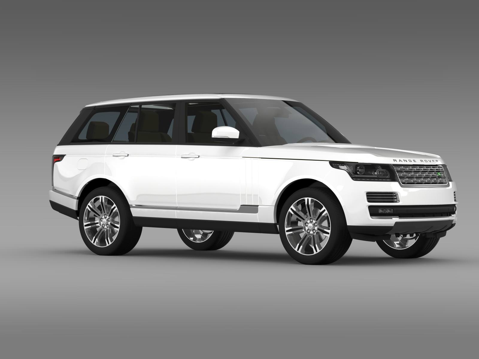 Range Rover Autobiography Black L405 2014 3D model_12
