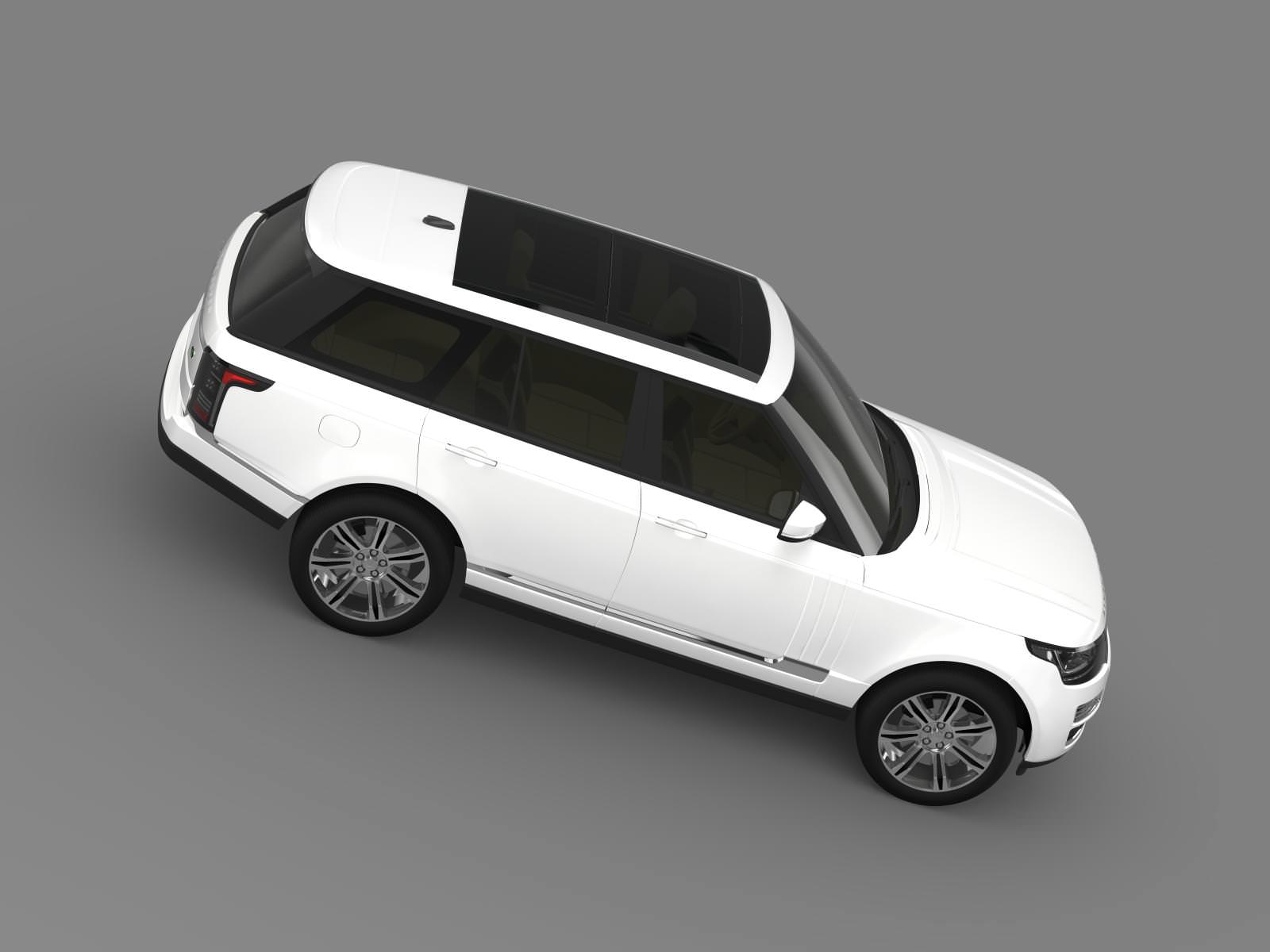 Range Rover Autobiography Black L405 2014 3D model_15