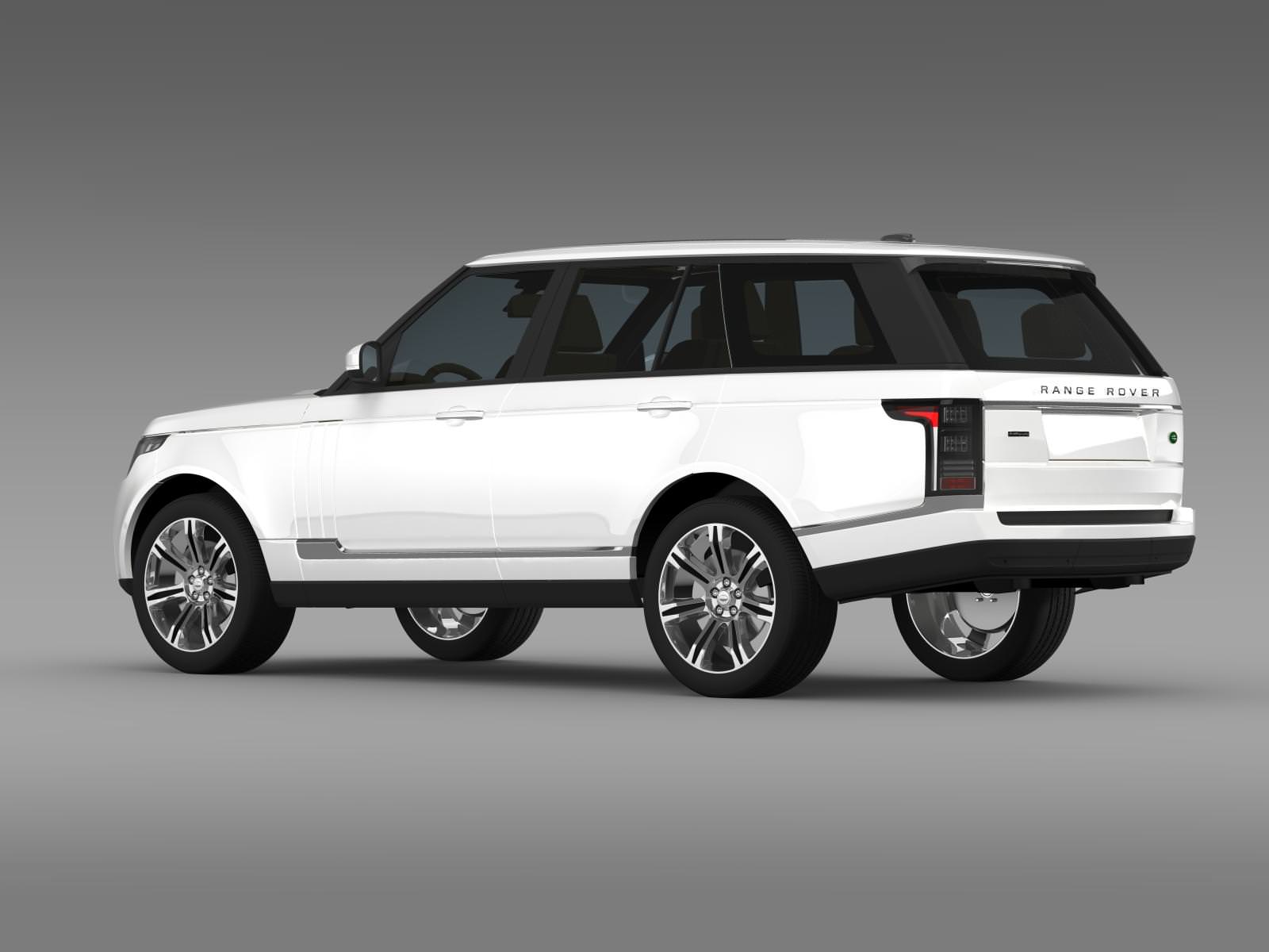 Range Rover Autobiography Black L405 2014 3D model_6