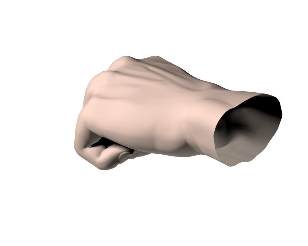 Hand Model 09 3D model_12