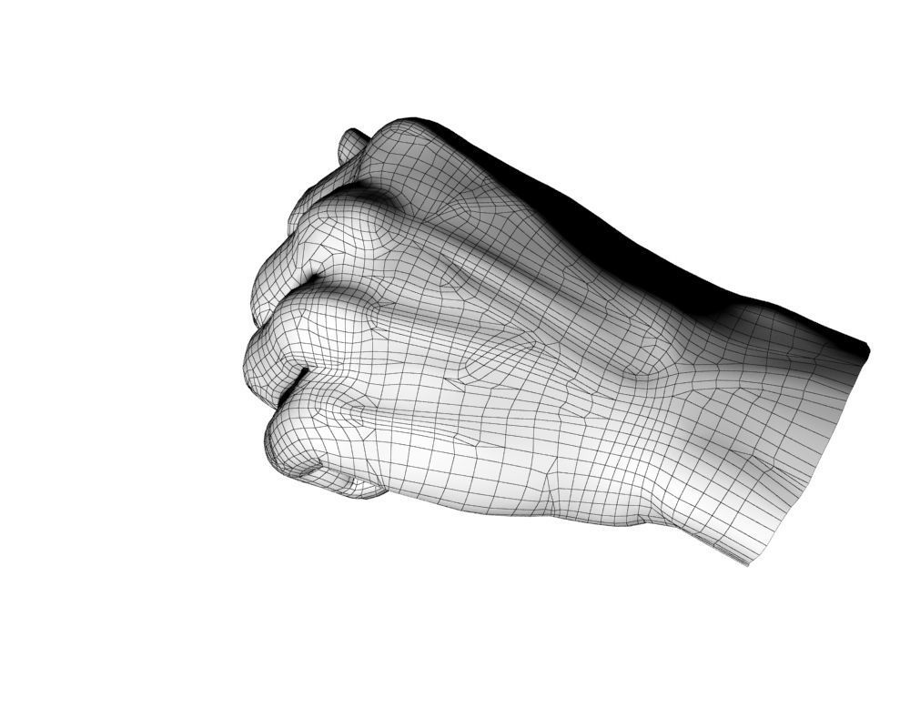 Hand Model 09 3D model_19