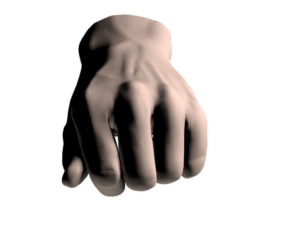Hand Model 09 3D model_10