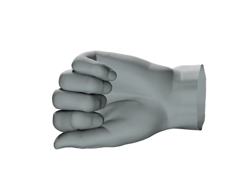 Hand Model 09 3D model_37