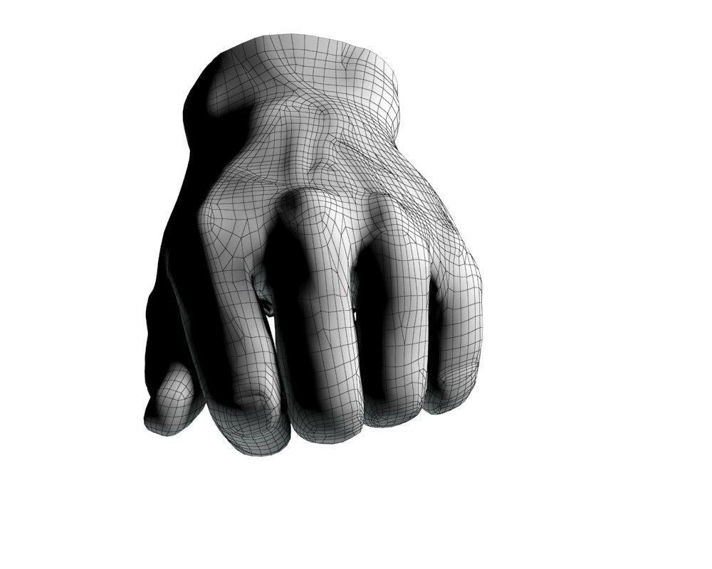 Hand Model 09 3D model_21