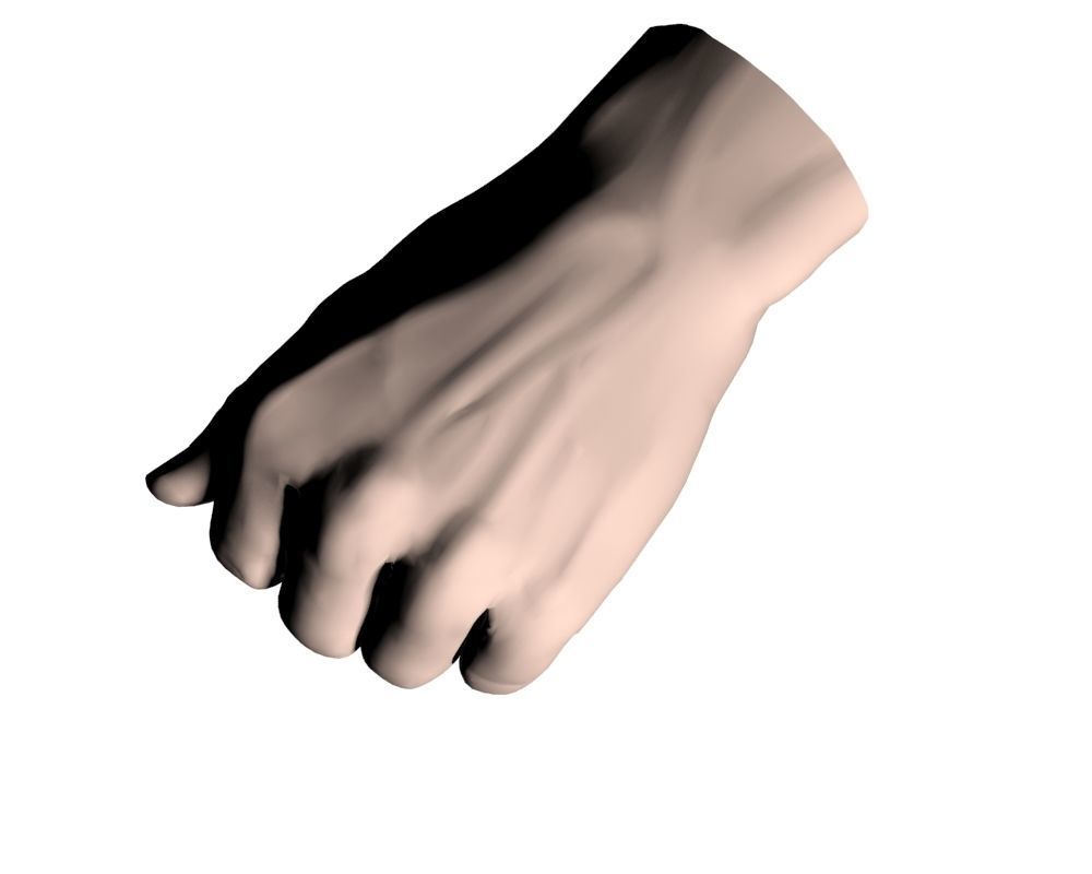 Hand Model 09 3D model_9